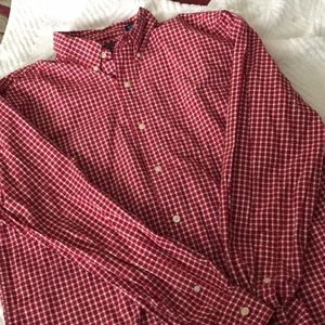 Chaps Casual Button Down Long Sleeve EUC Size L